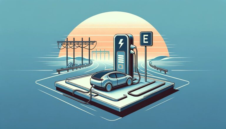 recharger voiture electrique sur autoroute