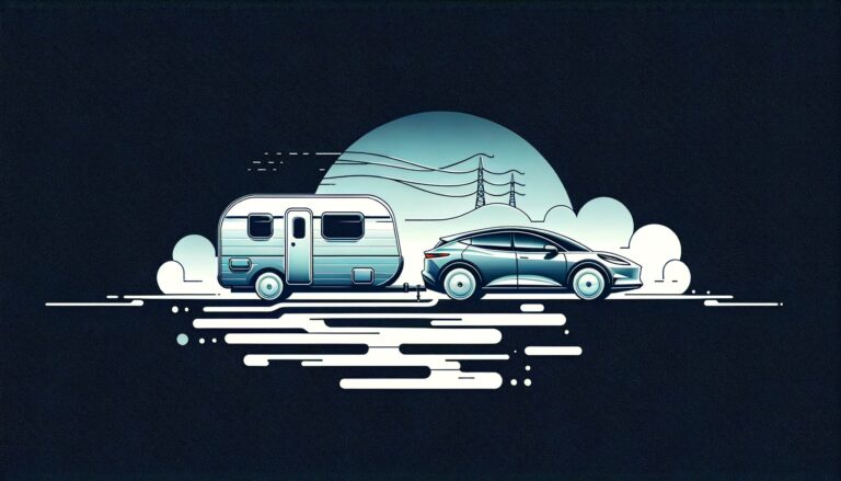 tracter une caravane avec une voiture electrique