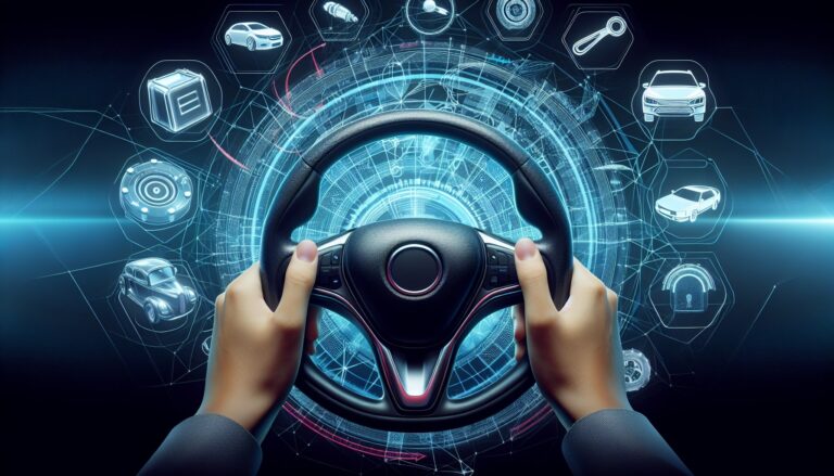 tenir un volant de voiture