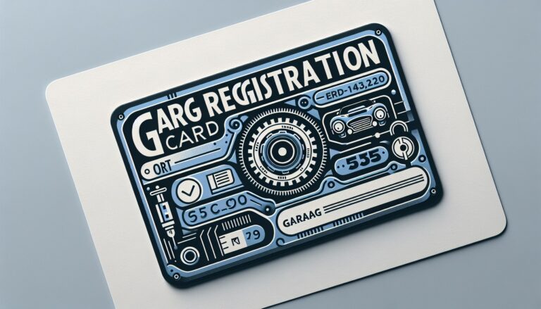 carte grise garage