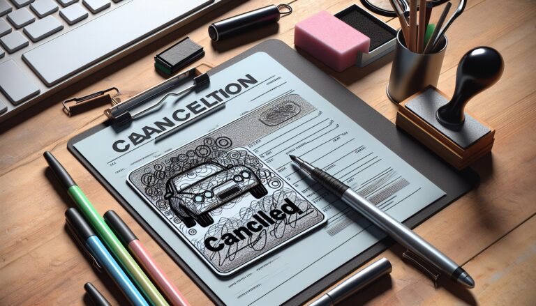 barrer une carte grise