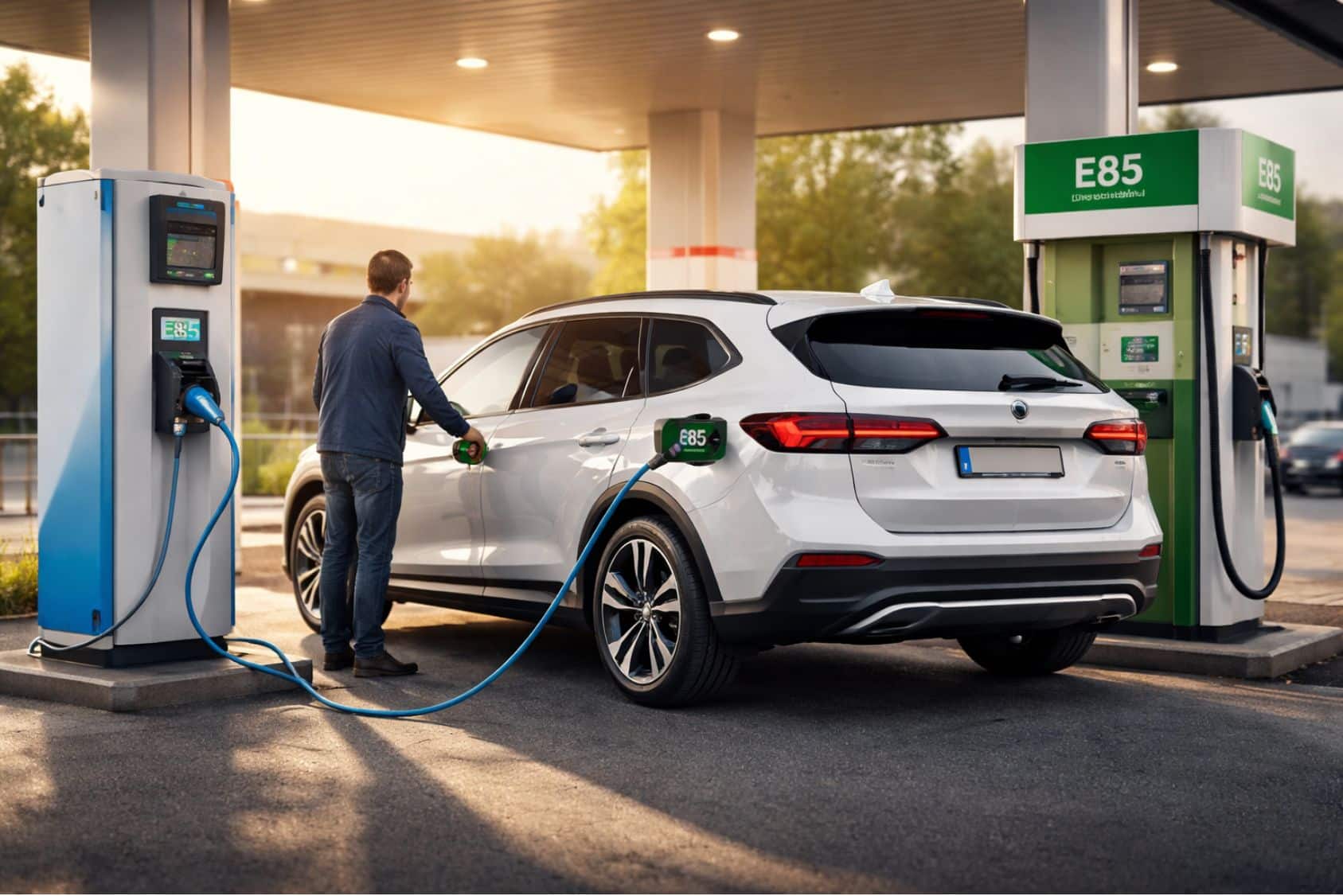 hybride rechargeable E85