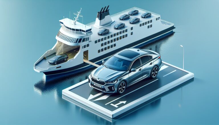 prendre le ferry avec une voiture de location