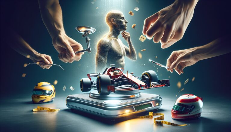 pesee dun pilote de f1