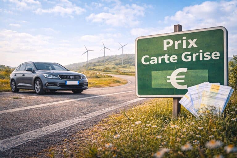 prix de la carte grise