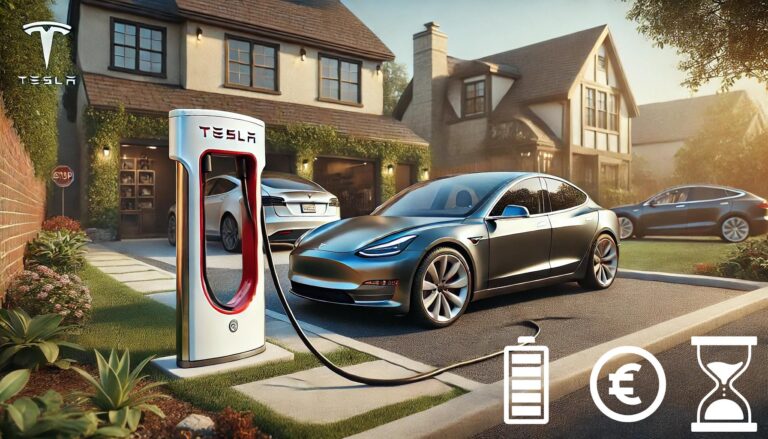 prix consommation et temps pour recharger une tesla