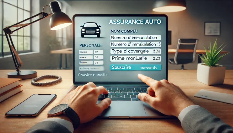 souscrire à une assurance auto en ligne