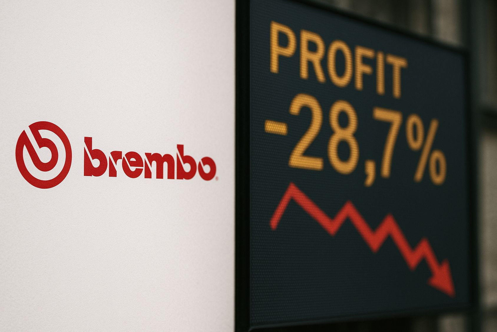 Brembo ralentit : une chute marquée de ses bénéfices au premier semestre 2025