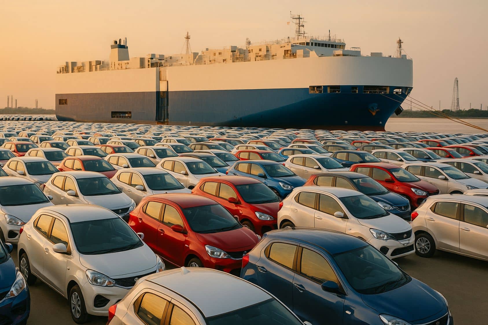 Inde : exportations automobiles en explosion (+28,1 %)