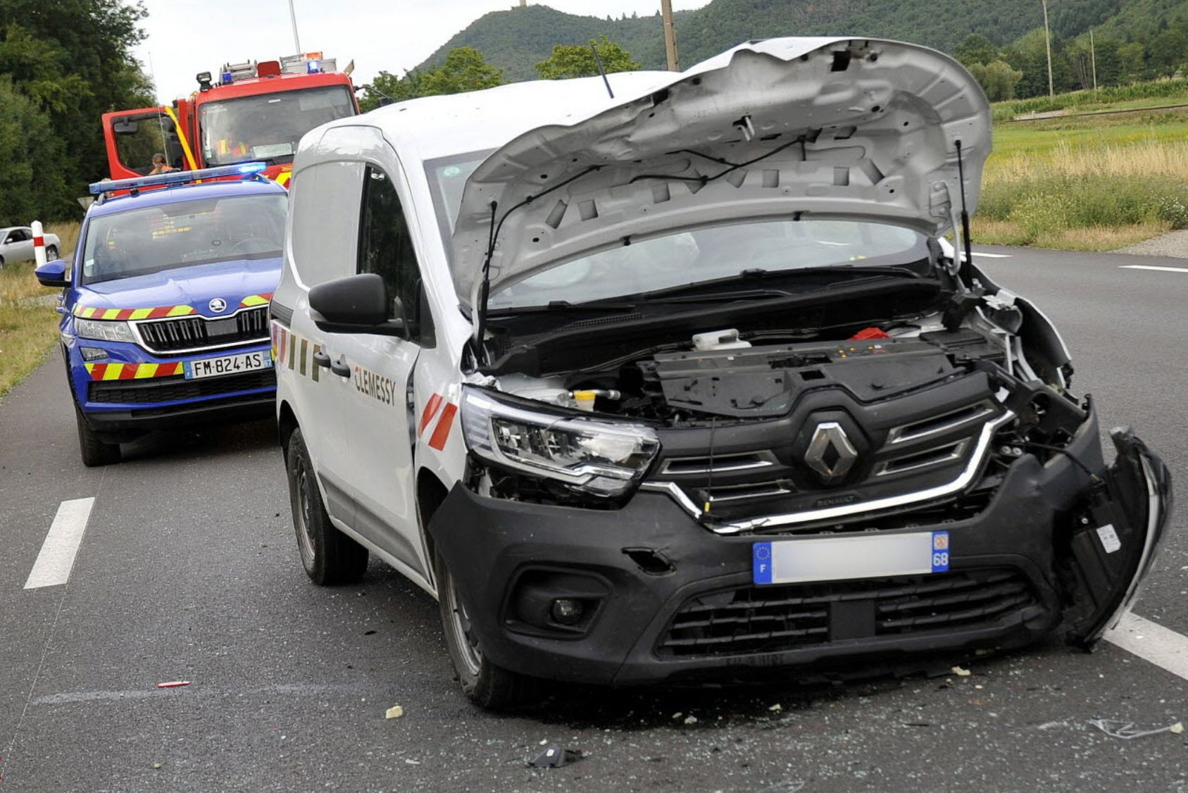 accident sur la RD 417