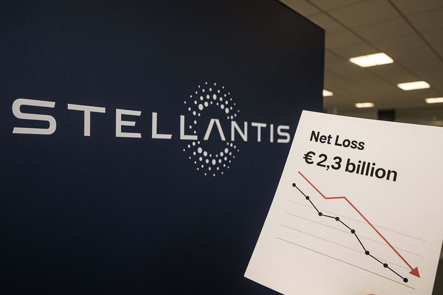 Stellantis enregistre une perte de 2,3 milliards d'euros au premier semestre 2025