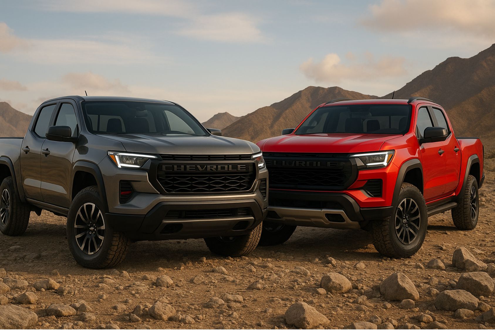 Chevrolet Colorado Z71 & ZR2 2027 : un aperçu musclé en images CGI