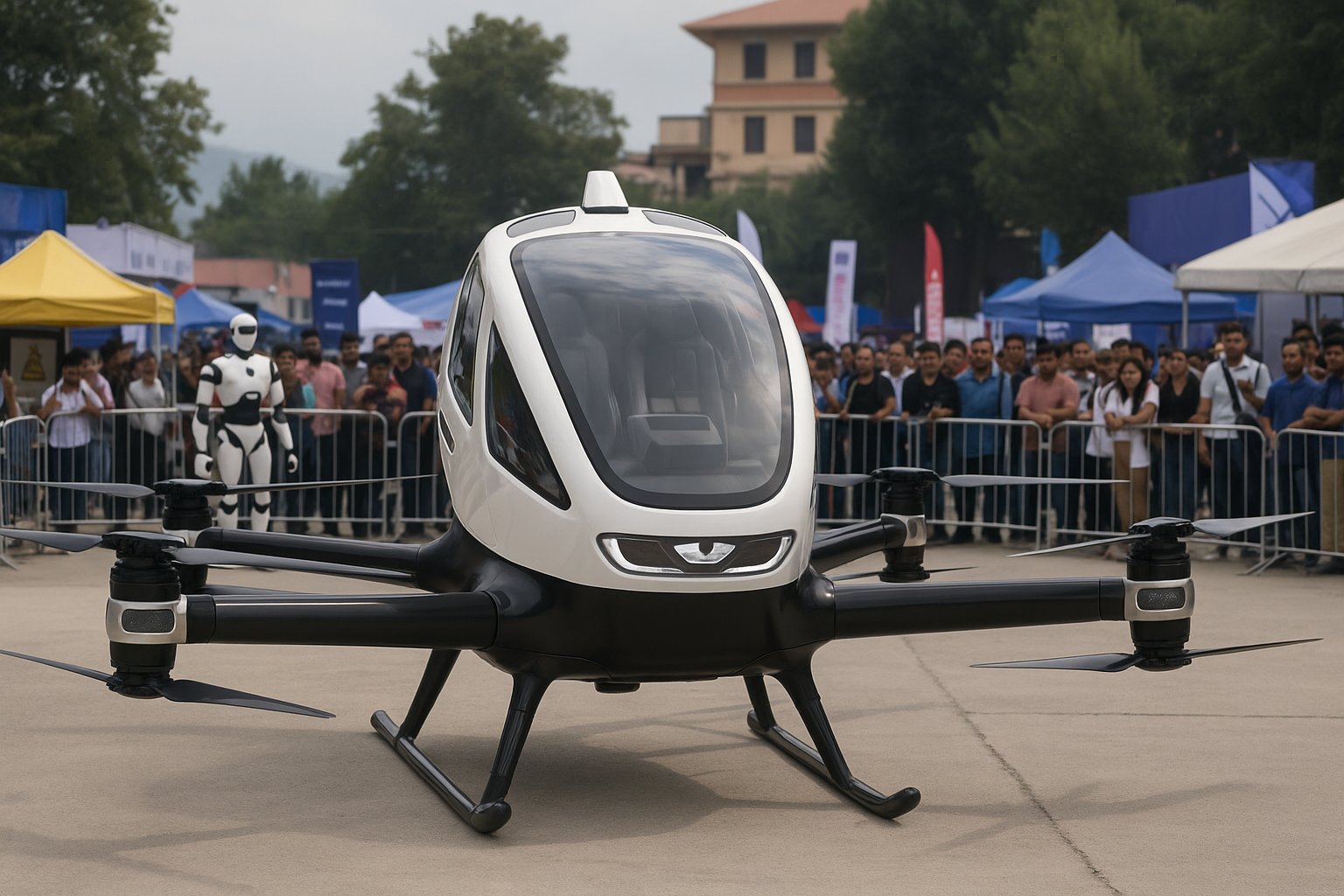 NADA 2025 à Katmandou : la voiture volante fait sensation