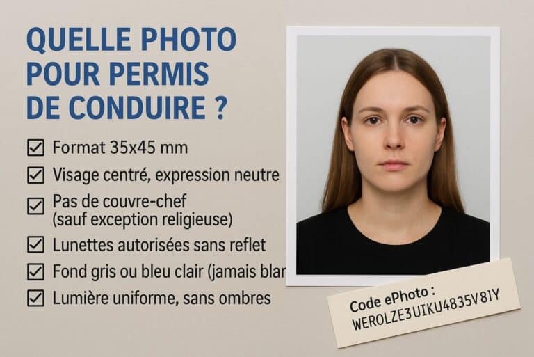 photo de permis de conduire