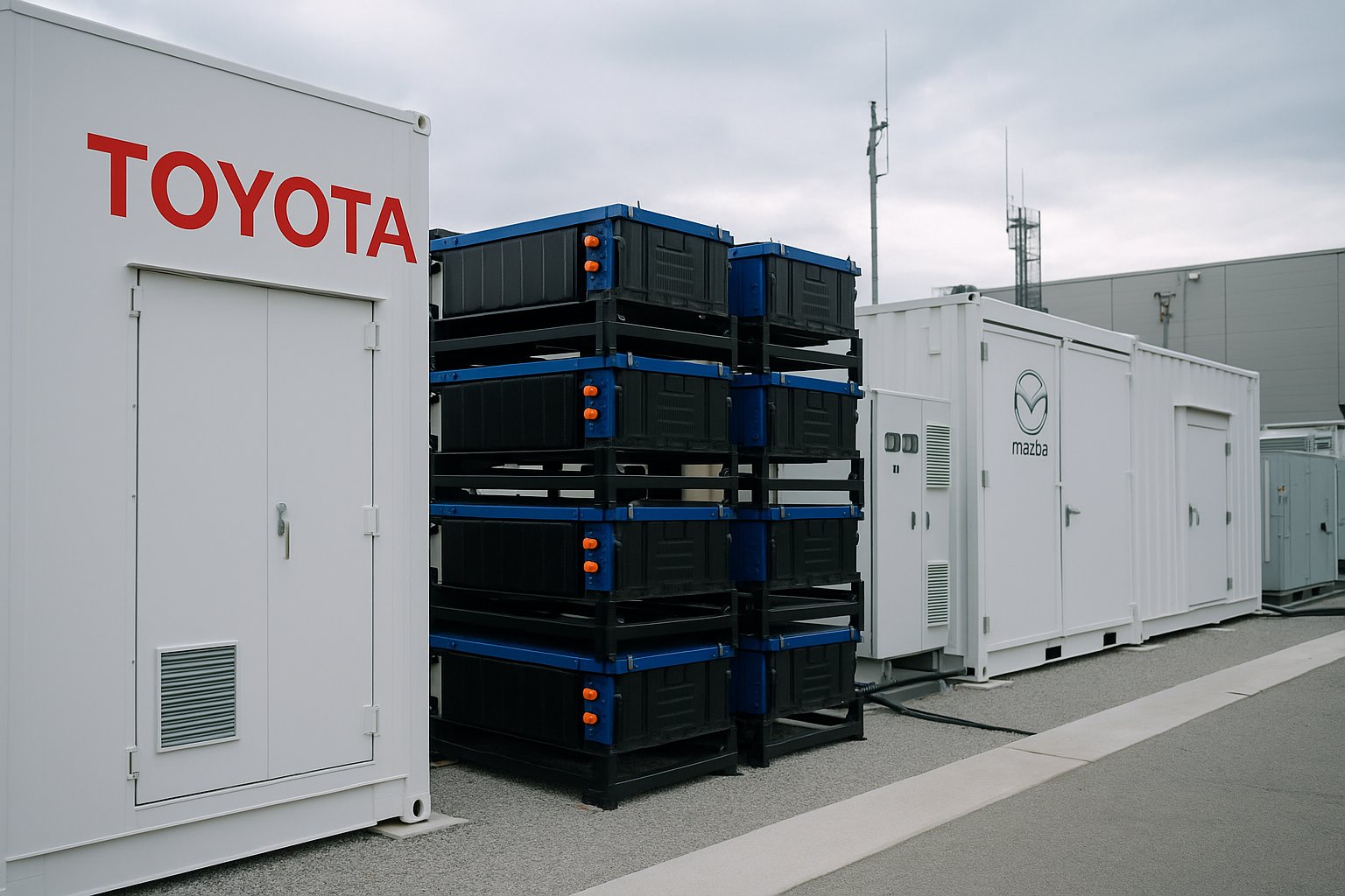 Stockage d’énergie: Toyota et Mazda unissent leurs batteries