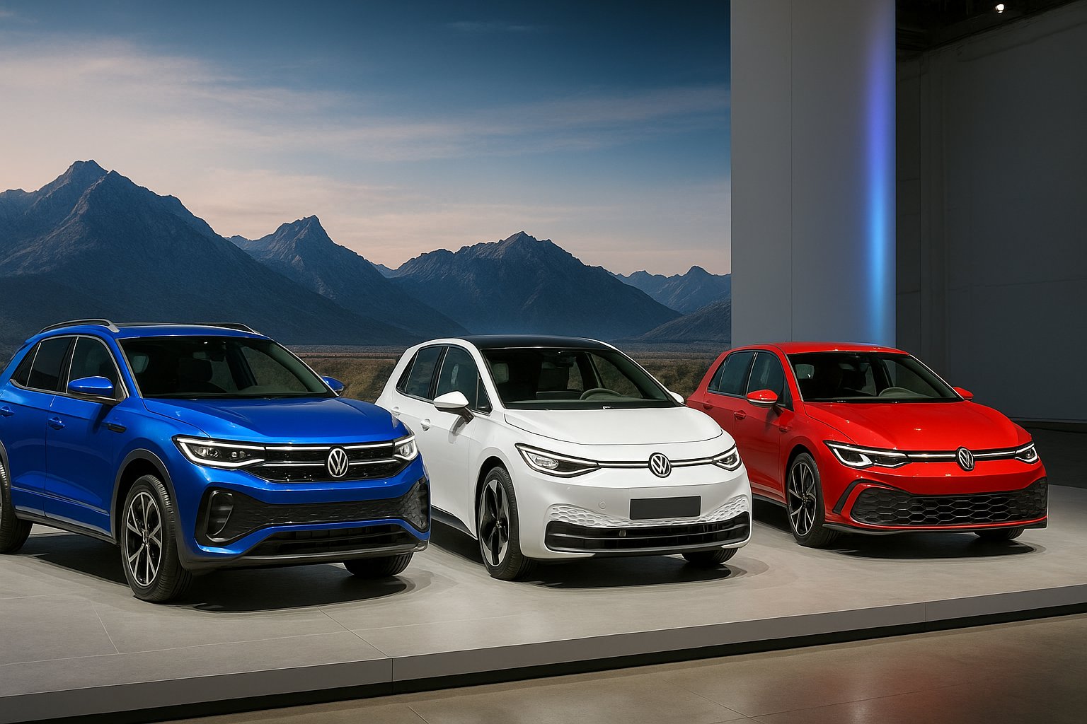 Volkswagen mise gros à Munich avec T-Roc, ID.2 et Golf GTI