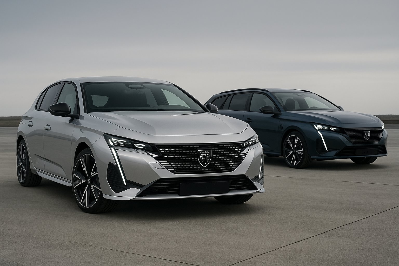 308 et 308 SW 2025: style affûté, techno renforcée