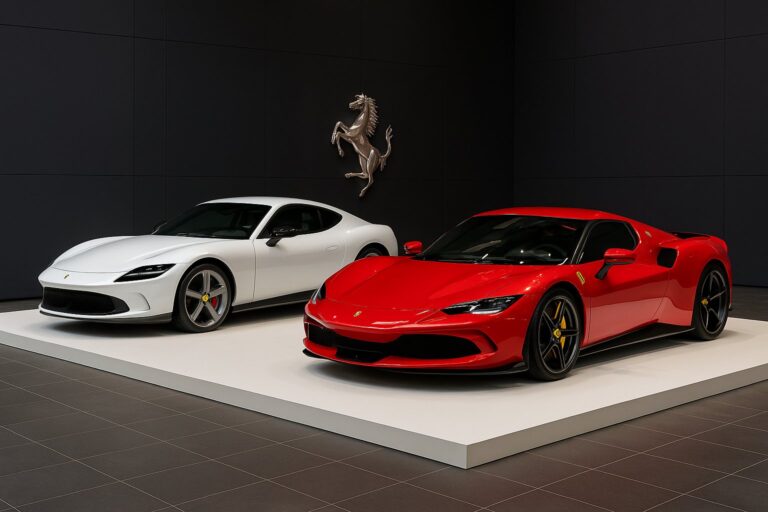 Ferrari attire les regards à Lyon