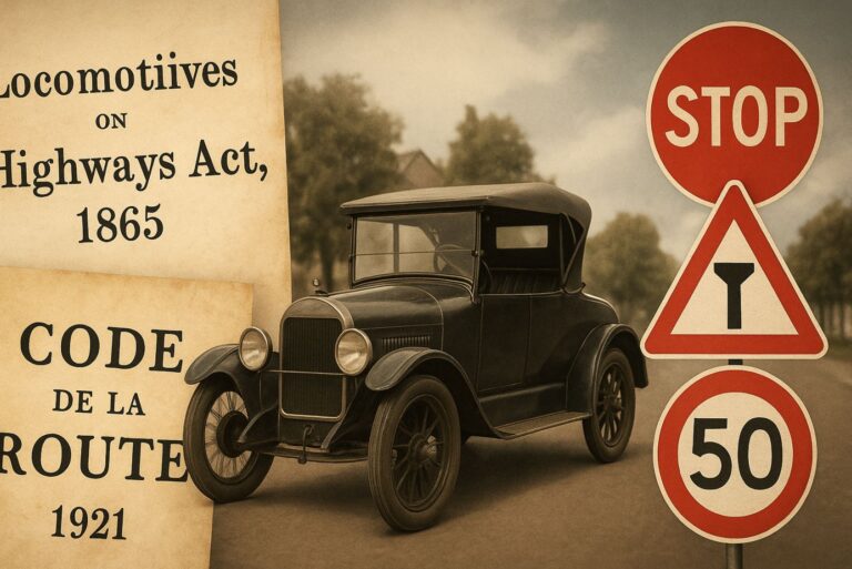 invention du code de la route