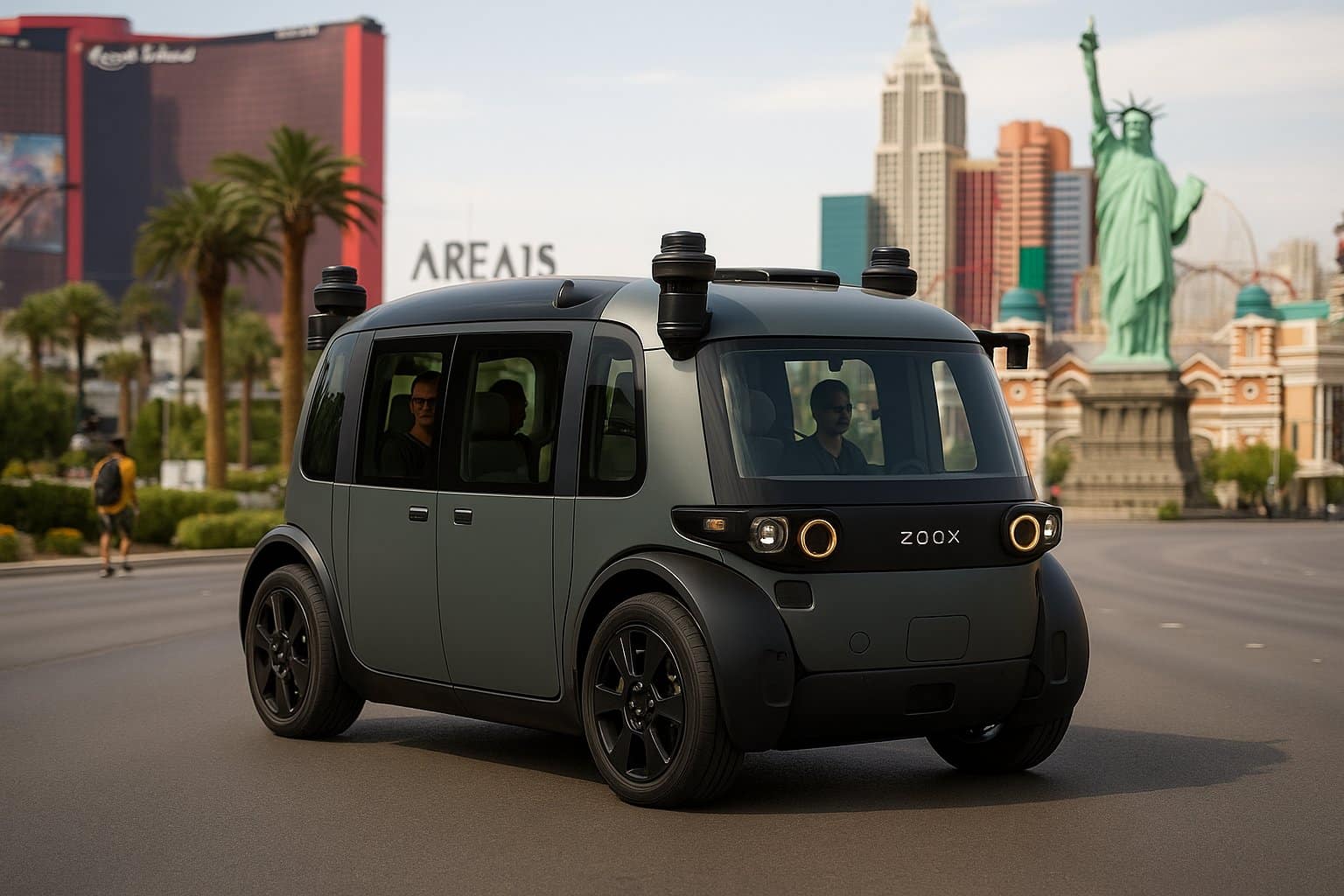 Zoox ouvre son robotaxi au public à Las Vegas