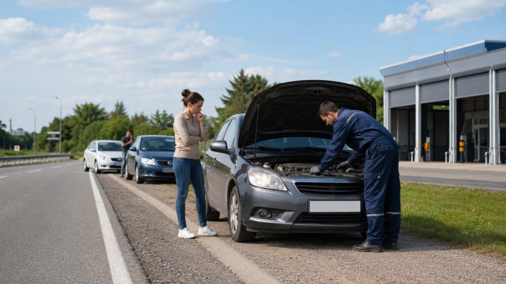 Scène réaliste liée à 10 marques auto les plus en panne : données et limites