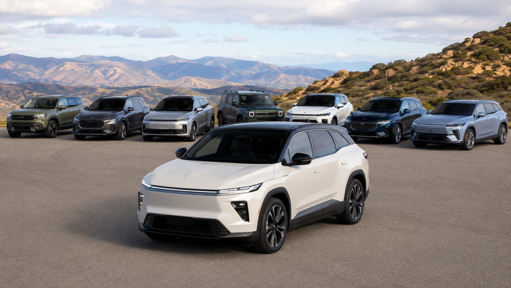 Scène réaliste liée à 10 meilleures marques de SUV au monde en 2026
