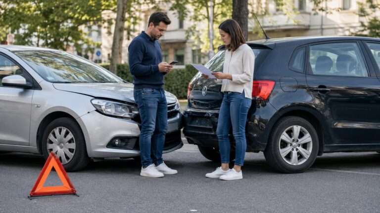 Scène réaliste liée à Accident de voiture : 5 jours pour le déclarer