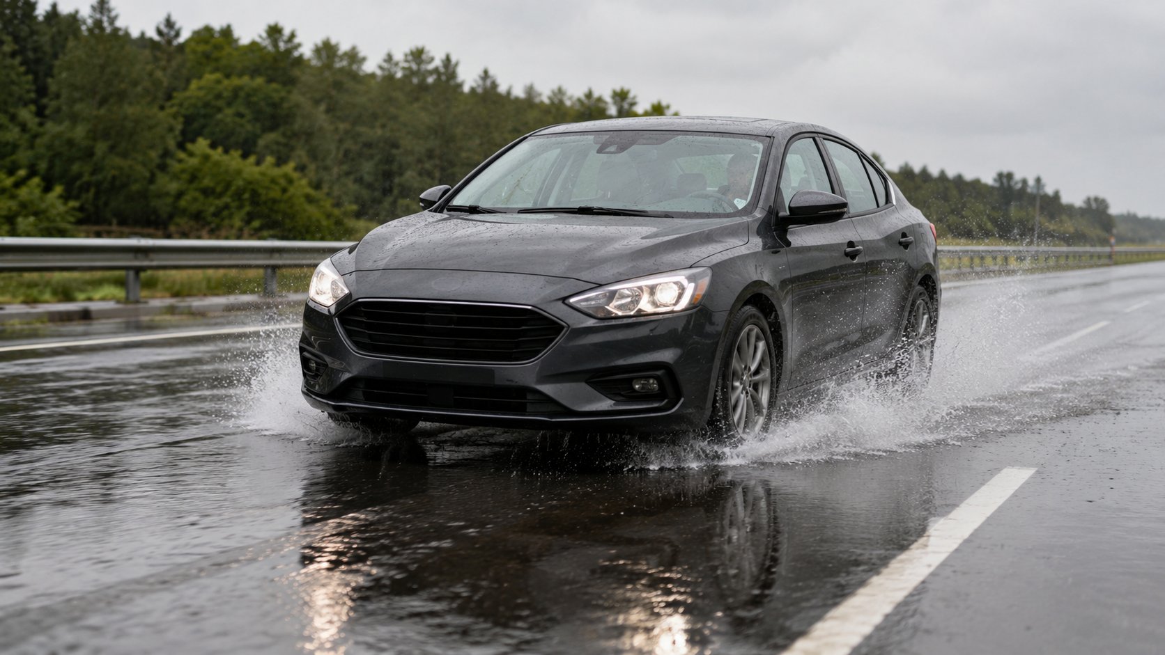 Scène réaliste liée à Aquaplaning : pourquoi ça arrive et comment l’éviter ?