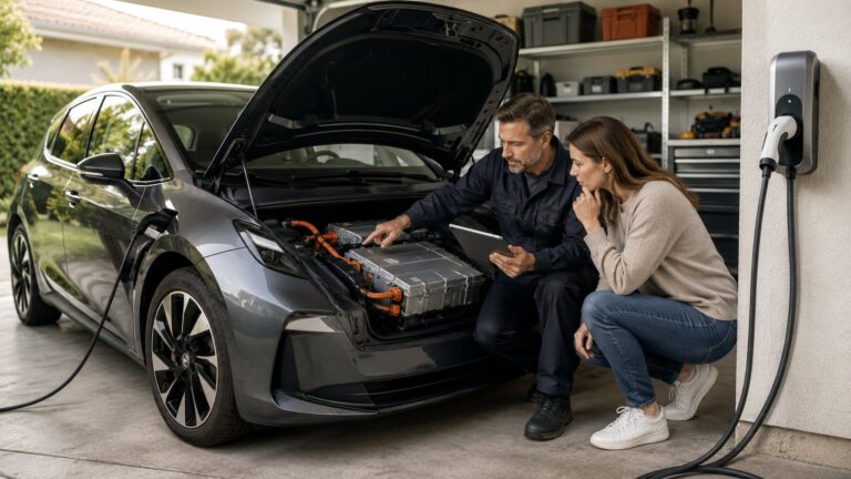 Scène réaliste liée à Batterie électrique : quelle durée de vie réelle ?
