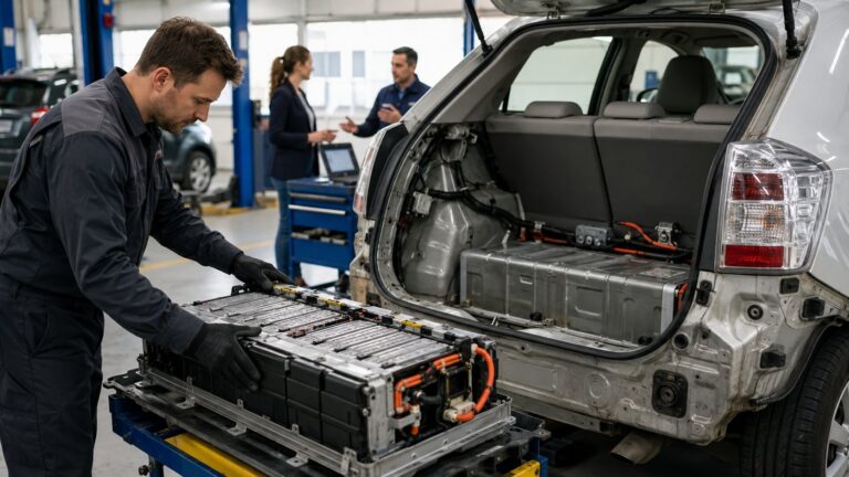 Scène réaliste liée à Batterie hybride : quel prix pour la remplacer ?