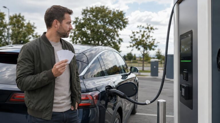 Scène réaliste liée à Carte de recharge électrique : laquelle choisir ?