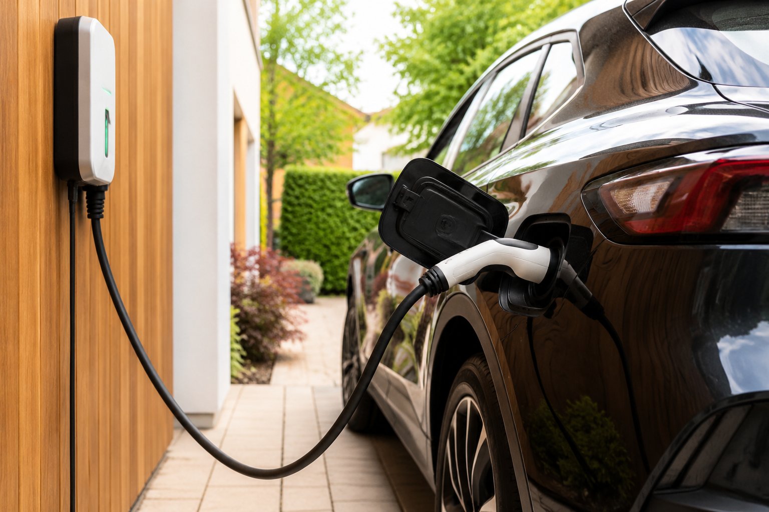 Scène réaliste liée à Comment recharger une voiture hybride efficacement ?