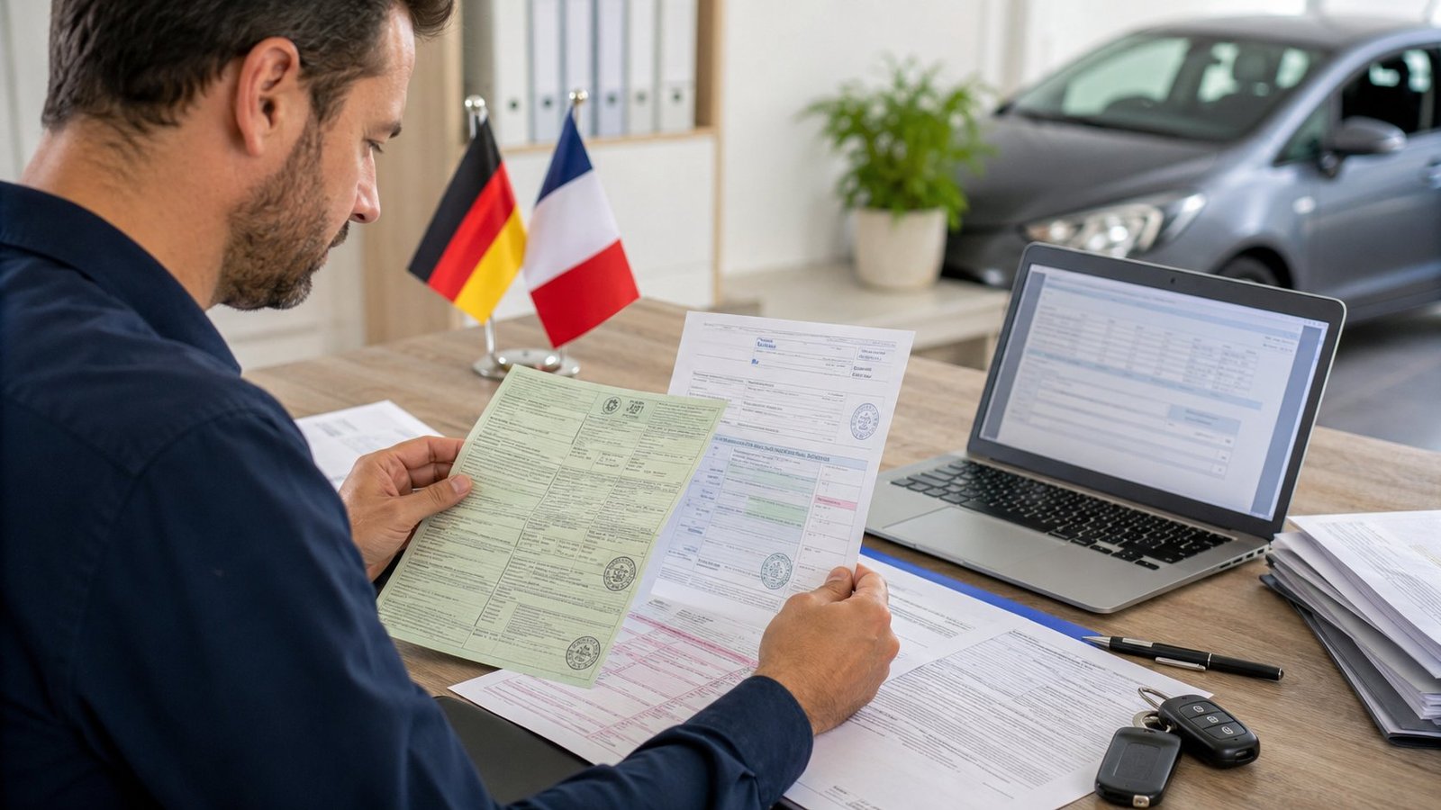 Comment traduire une carte grise allemande en France ?
