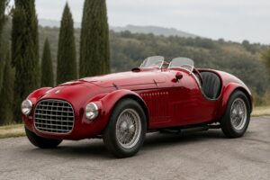 Scène réaliste liée à Ferrari 125 S : histoire de la première Ferrari (55 caractères)