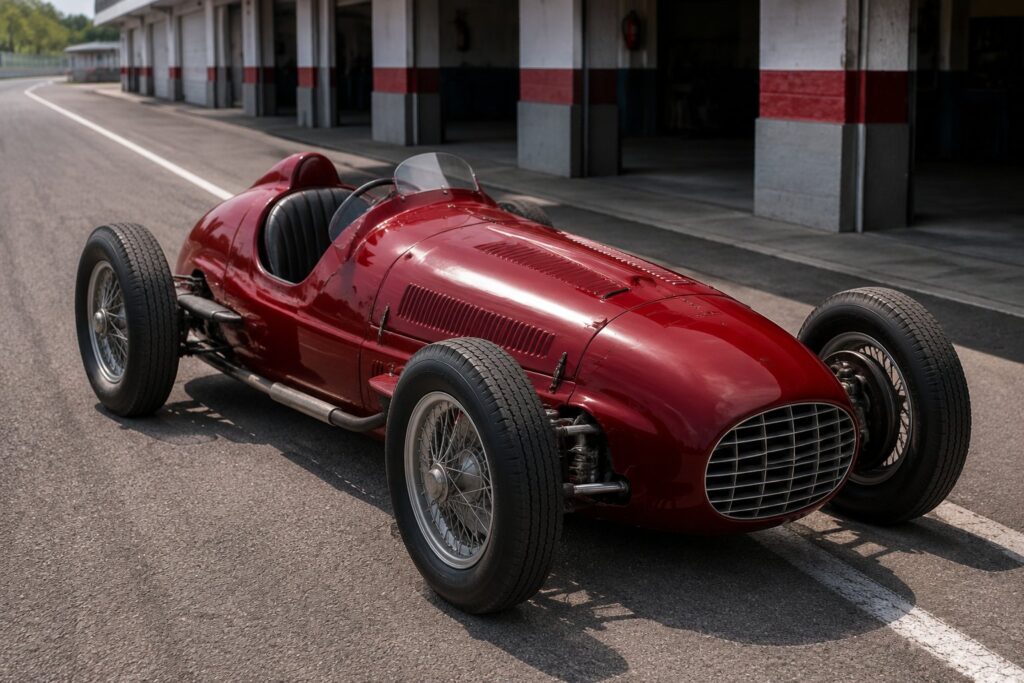 Scène réaliste liée à Ferrari 159 S : histoire et fiche de la Ferrari de 1947
