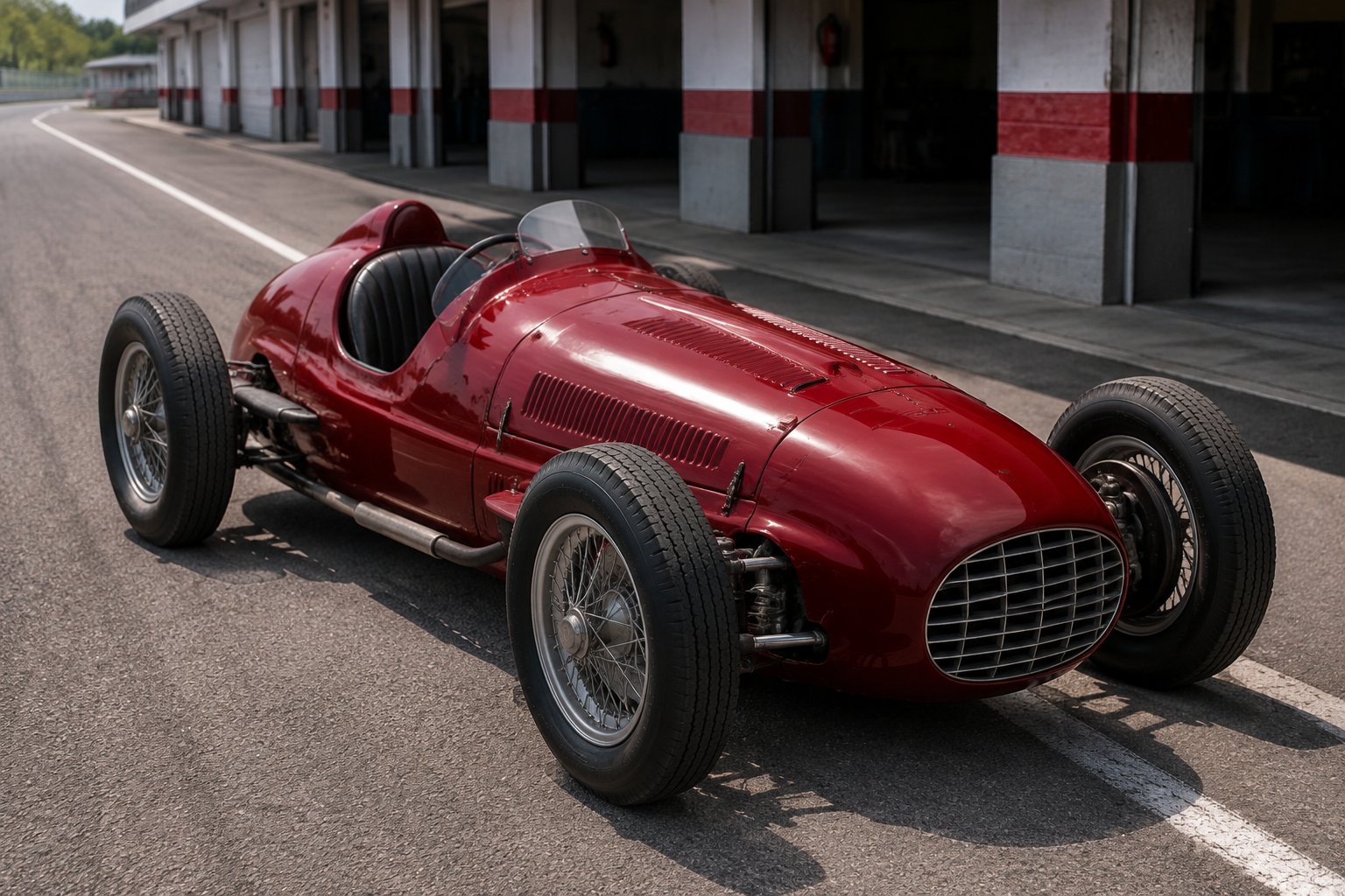 Scène réaliste liée à Ferrari 159 S : histoire et fiche de la Ferrari de 1947