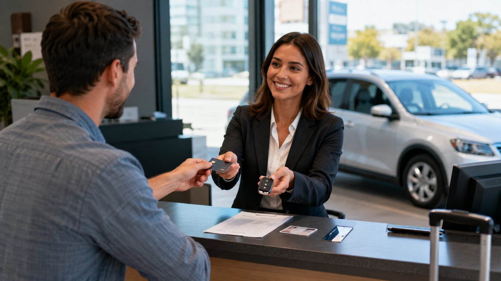 Louer une voiture : obtenir une carte avec mention Crédit
