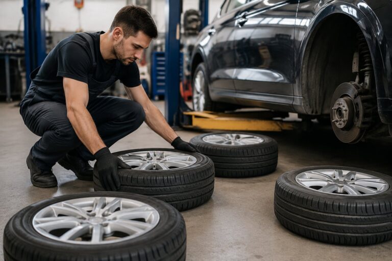 Scène réaliste liée à Permutation des pneus : définition et utilité