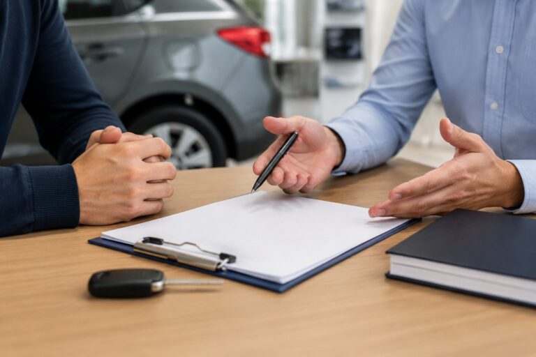 Scène réaliste liée à Peut-on vendre une voiture sans carte grise ?