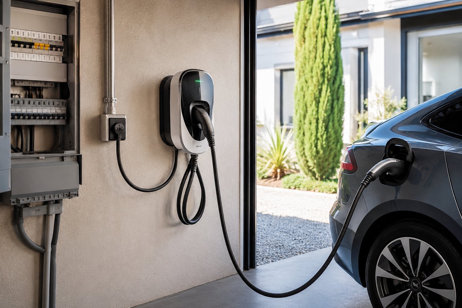 Scène réaliste liée à Prise ou borne électrique : quel budget en 2026 ?