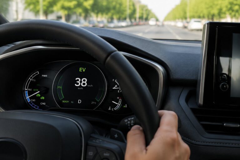 Que signifie EV sur une voiture hybride ?