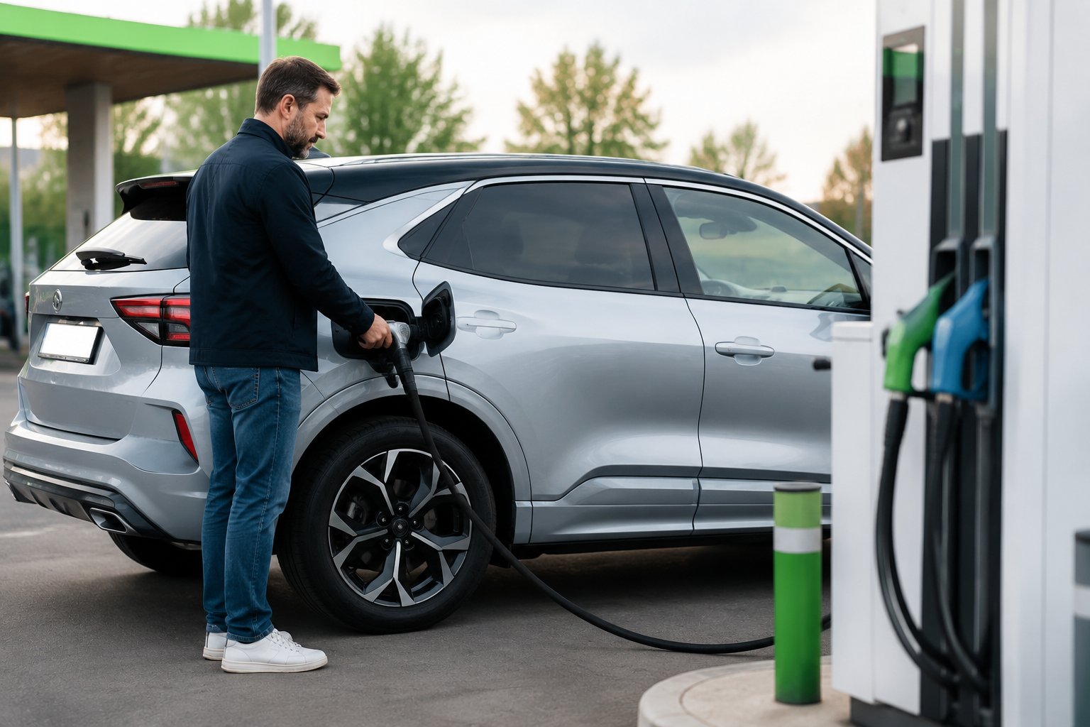 Scène réaliste liée à Quelle hybride rechargeable E85 choisir ? (43 caractères)