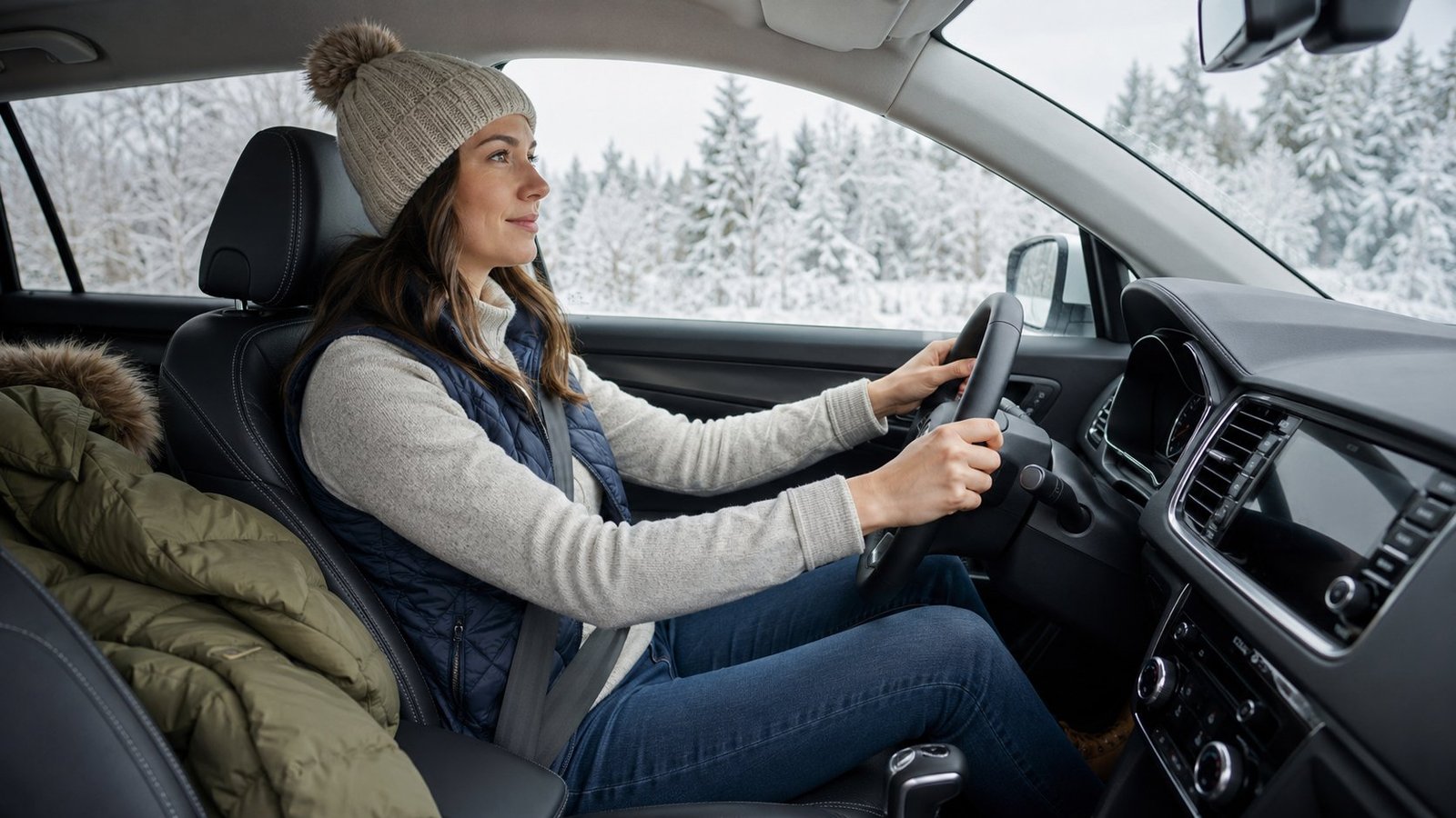Tenue d’hiver au volant : confort, chaleur et sécurité