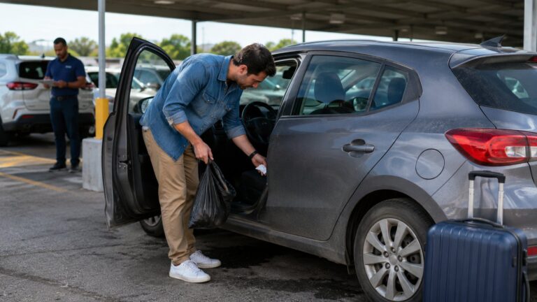 Voiture de location : faut-il la nettoyer au retour ?