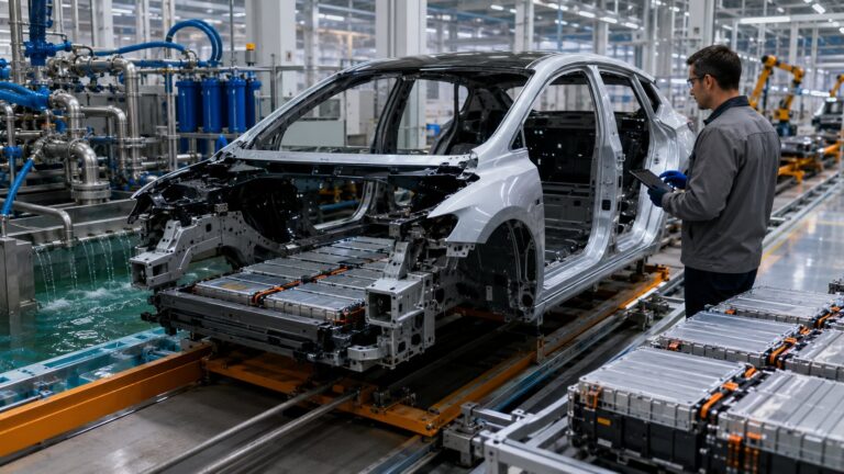Voiture électrique : combien d’eau pour la fabriquer ?