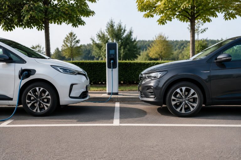 Scène réaliste liée à Voiture électrique ou hybride : laquelle choisir ?
