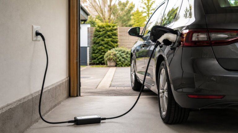 Voiture électrique sur prise domestique : les limites