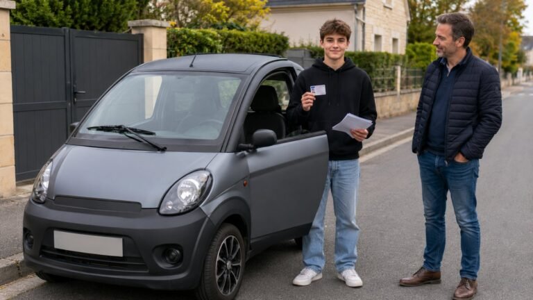 Voiture sans permis : âge, permis AM et obligations