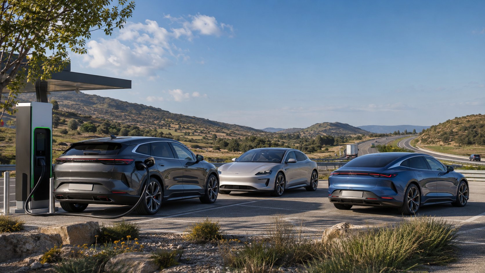 Scène réaliste liée à Voitures électriques : autonomie maximale en 2026