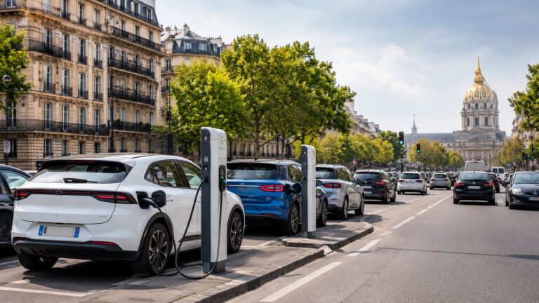 Scène réaliste liée à Voitures électriques en France : combien roulent en 2025 ?